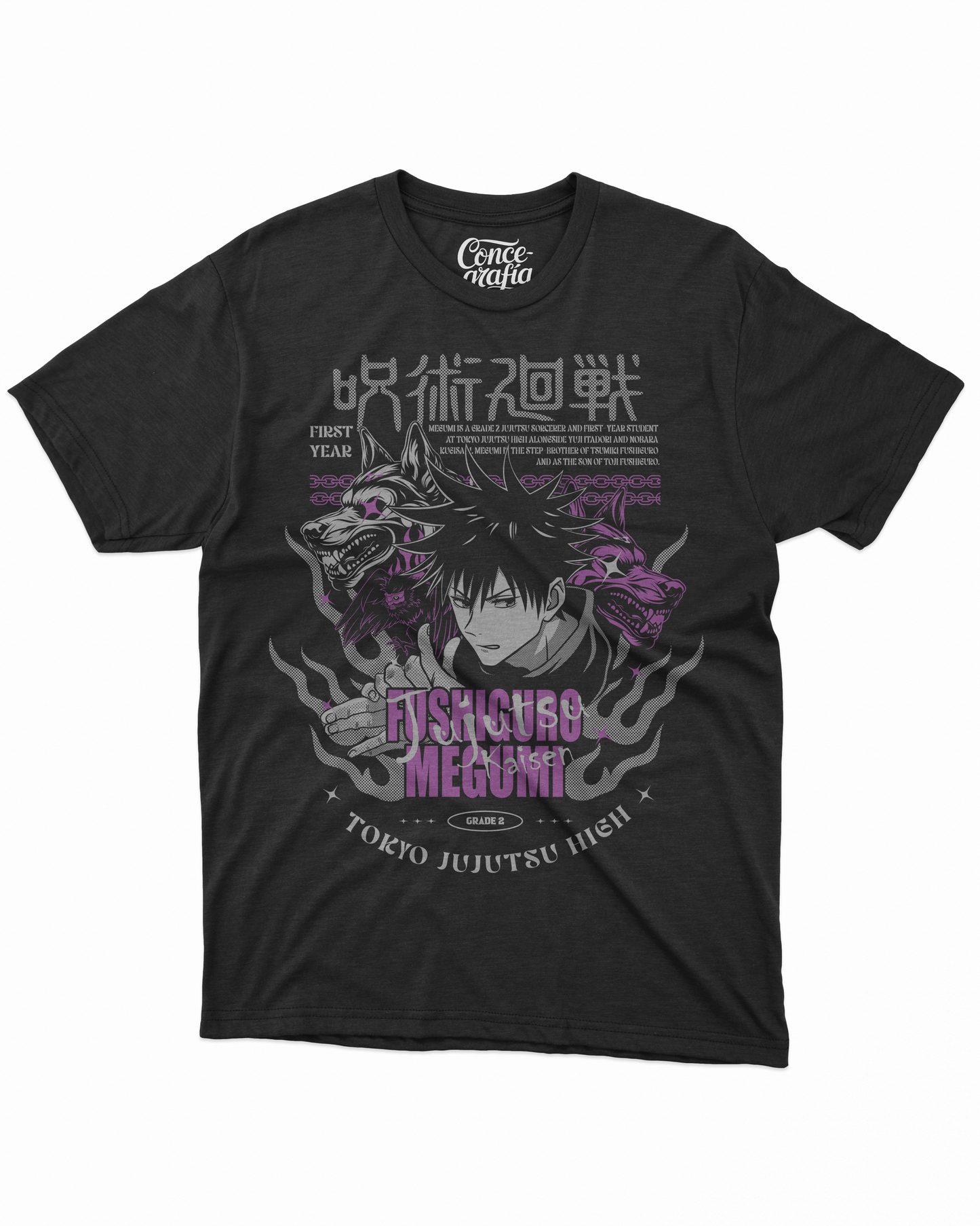 Polera Fushiguro Megumi | Jujutsu Kaisen