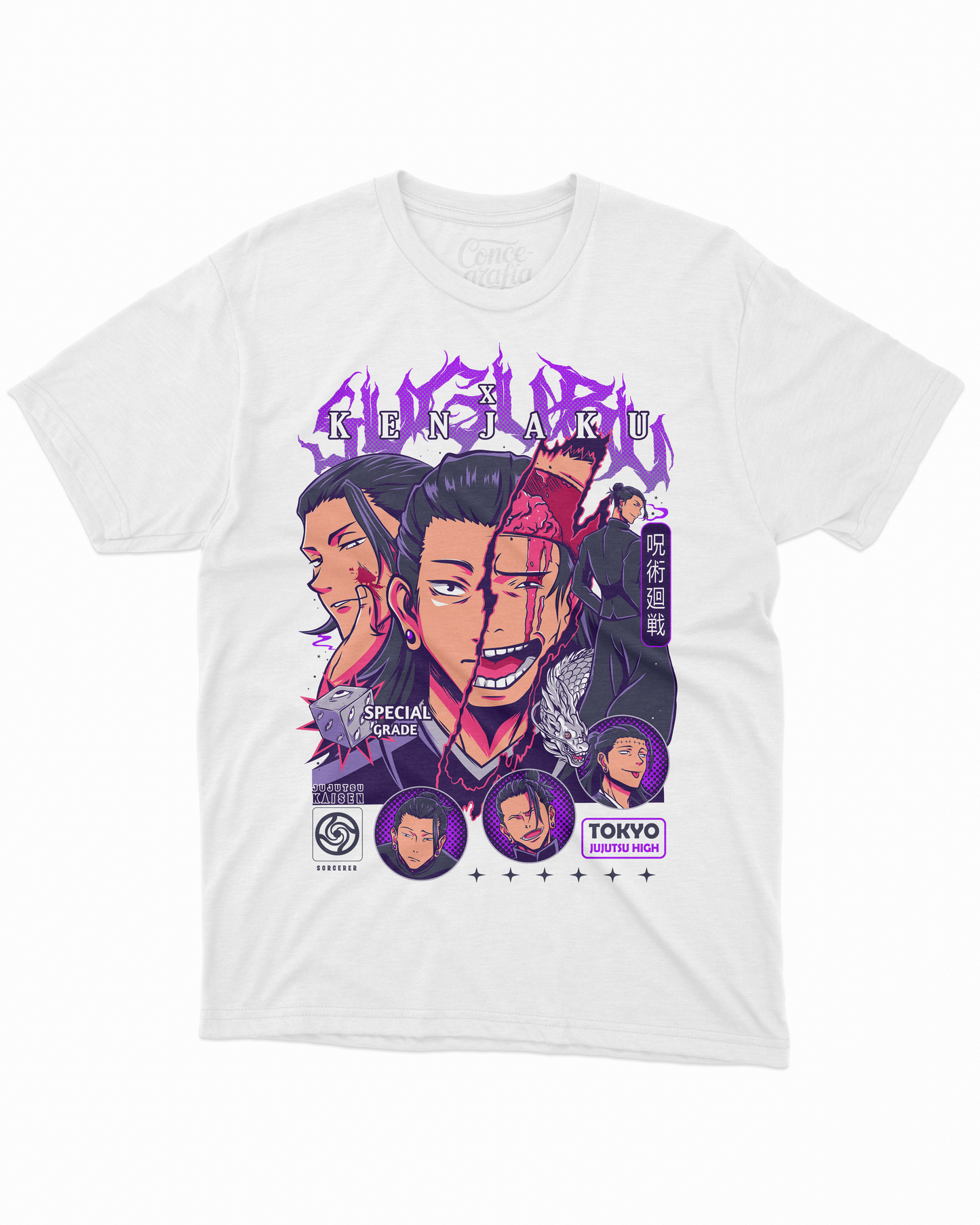 Polera Geto x Kenjaku | Jujutsu Kaisen